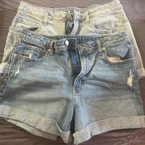 2 pairs Wild Fable high rise shorts